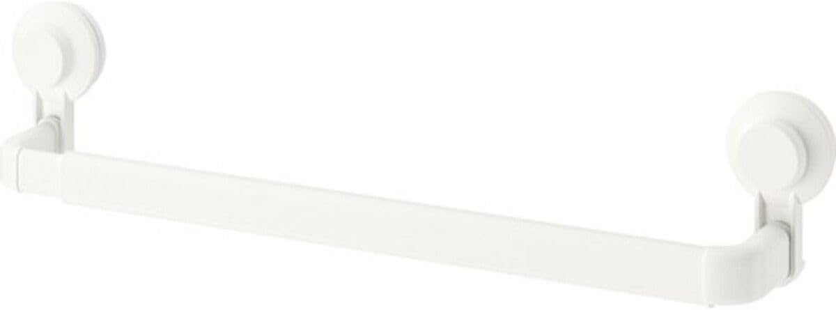 Ikea Tisken Vantuzlu Plastik Beyaz Havluluk Havlu Askı