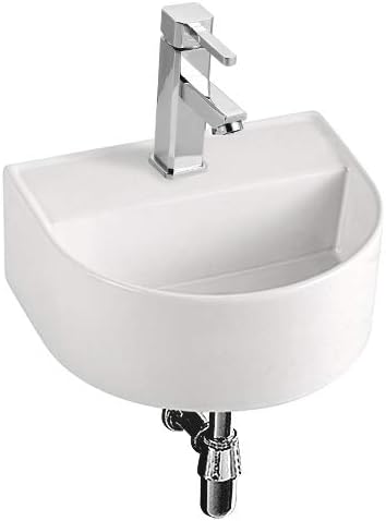 Compact Small Wall Hung Bathroom Basin Sink 315mm x 280mm