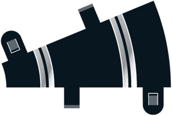 Scalextric Accessories Track Pieces Radius 1 curve extension packs C8278 Radius 1 Curve 22.5° x 2, Black/White