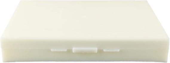 Nicear Plastic Rectangular Holder for 100 Microslide Boxes Durable Storage Case for Microscope Slides with Numbered Slots and Slide Inventory Chart Blue