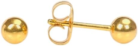 STUDEX Sensitive Ball Stud Earrings | Hypoallergenic and Nickel Safe for Sensitive Ears | High Fashion Earrings for Women and Men