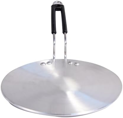 Aluminium Induction Base Tawa with Stainless Steel Handle for Chapati/Roti/Dosa/Chilla/Paratha Griddle/Skillet 11.8 inches/30 cm