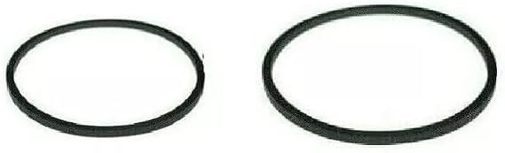 Cassette Deck Rubber Belts Kit (2 x Belts) Compatible with Sony Radio Cassette Recorder