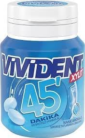 Vivident Xylit 45 Dakika Nane Aromalı Şekersiz Şişeli Sakız 12 Adetli 67 G.