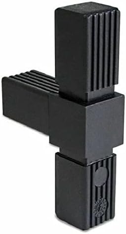 cyclingcolors Square Tube connectors 2 or 3 Way 20x20 25x25 30x30 20mm 25mm 30mm Plastic Joint Shelf Holder (T (30mm))