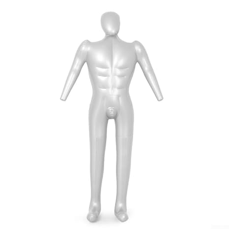 Full Body Inflatable Mannequin Male Dummy Torso with Man  for MaterialMade of PVC material and traveling exhibits shoulder width of 54cm