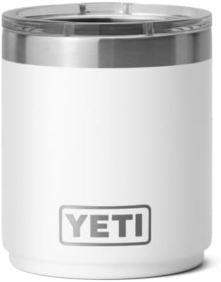 YETI Rambler 10 oz (295ml) Stackable Lowball Coffee Cup, White