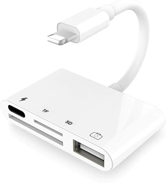 Lightning To USB Lightning Micro Sd Tf Kart Okuyucu Çevirici Dönüştürücü Adaptör 4333