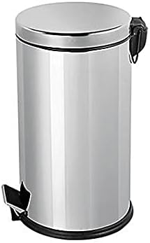 PLX3700-312 Krom Pedallı Paslanmaz Çöp Kovası 12 Lt