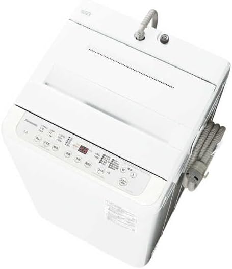 Panasonic NA-F7PB5-W Fully Automatic Washing Machine, 15.4 lbs 7 kg, White, Big Wave Wash, Built-in Bath Pump