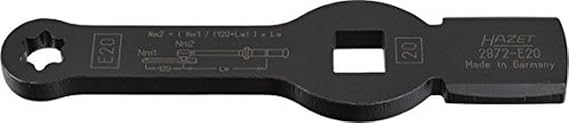 HAZET 2872-E24 219 mm E 24 Torx Profile Slogging Wrench with 2 Striking Faces - Multi-Colour