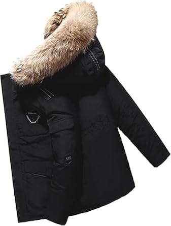 Men's Down Jacket, Thickened Winter Coat, Warm Snow Coat, Canada Style, Autumn and Winter Outerwear