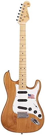 SX Stratocaster Elektro Gitar (Naturel)