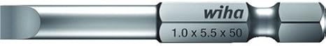 Wiha Professional 1/4" Slotted Bit E63 7040Z5.5X70
