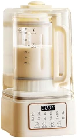 Nut Milk Maker - Automatic Almond Milk Machine with Keep Warm, Self-Cleaning, and Boiling Functions for Homemade Plant-Based Soy Milk