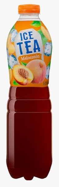 Ice Tea Peach Flavoured Iced Tea Drink, 1.5L Bottle, Ready to Drink, Caffeine Free pack of 5