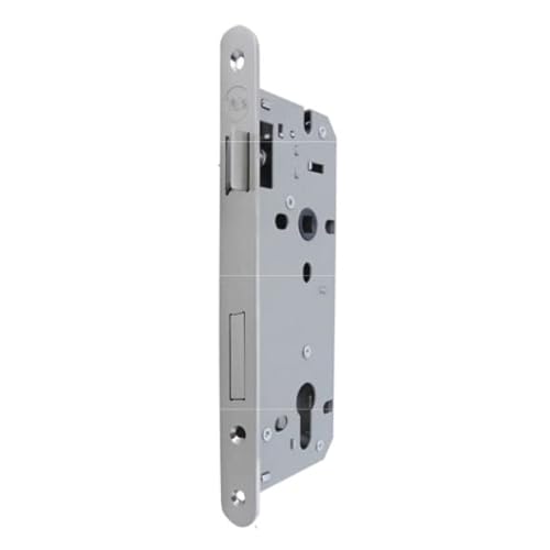 Yale Y52X10400S2 Y52X Einsteckschloss mit vorderer Rundkante Eingang 40 mm Abstand 85 mm SatinatoNichelato Entrata=40mm Interasse=85mm