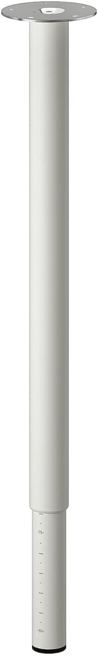 Çalışma masası ayağı, beyaz, 60-90 cm, ayarlanabilir