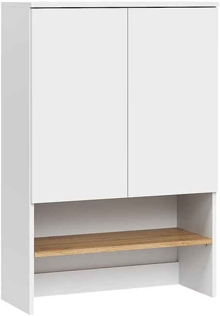 Vicco Washing machine cabinet Viktor, White/Artisan, 68 x 100.4 cm