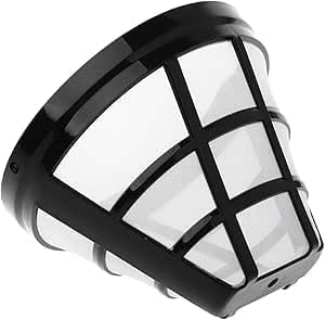Black Coffee Filter | Universal Permanent Coffee Filters | Reusable Coffee Mesh Basket Cup | for Over Coffee Filter | Washable Household Coffee Mesh Basket Cup | Coffee Machine Parts,Reusable Filters