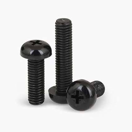 M2 X 8Mm Plastik Civata Vida Siyah X 5 Adet (rf003)