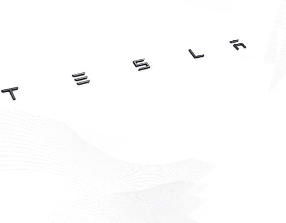 Tesla Model Y ile Uyumlu Bagaj Yazısı (TESLA) Siyah | Juniper Uyumlu Değildir