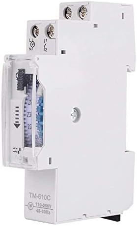 DIN-Rail Timer Rail Time Switch Intelligent Timer DIN Rail TM610C 220 V Timer Relay for Street Lighting Pink