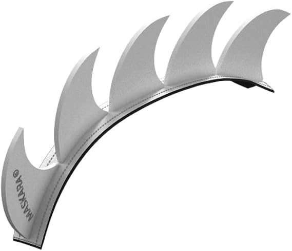 MOHAWK-SHARK- Değiştirilebilir Plastik Mohawk Snowboard Kask Aksesuarı