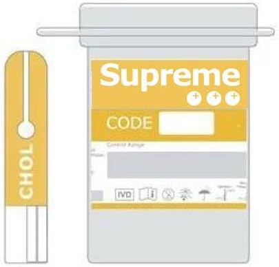 Cholesterol Strips x 10 for the Black Supreme Meter ONLY