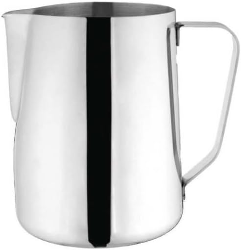 Stainless Steel Milk and Coffee Pot, Pitcher Milk Jug, Milk Foamer, Foaming Container, 500 ml