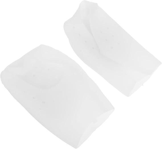 Invisible Height Boosting Heel Lift Insoles for Shoes, White Silicone