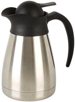 We Can Source It Ltd Stainless Steel Vacuum Jug 500ml, Thermal Hot Drinks Flask Jug, Tea & Coffee Dispenser, Vacuum Insulated Carafe Flasks with Stay Cool Handle for Hot & Cold Drinks