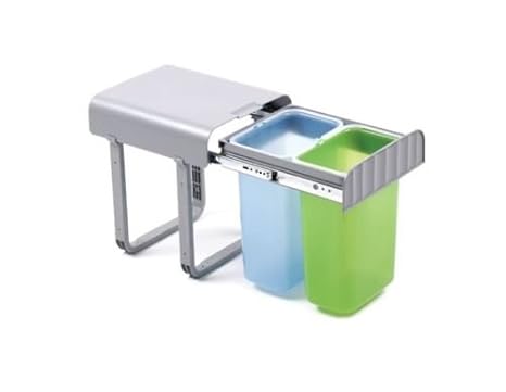 Rejs Recycle Bin Aladin-2 Pull Out Kitchen Waste Bin 400mm