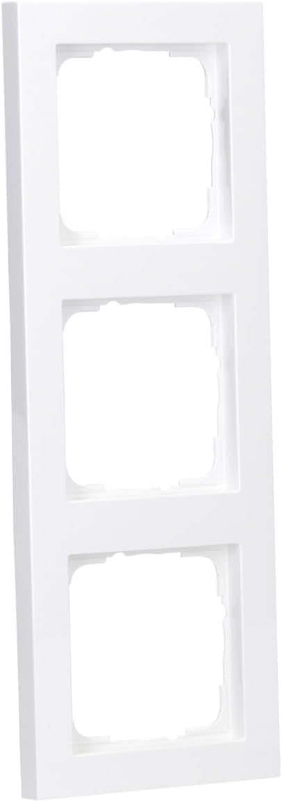 GIRA 021329 Frame 3x E2 Pure White, Glossy, 021329