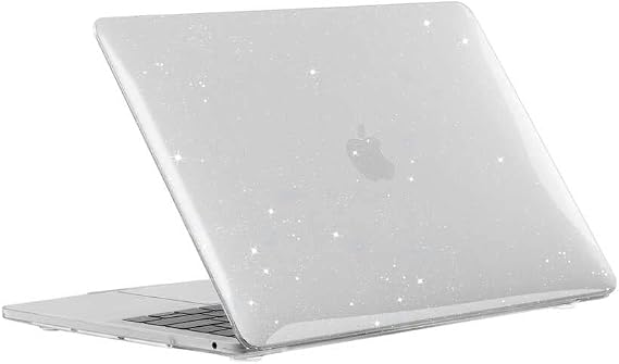 Apple Macbook Pro 14inç M3/M4/Max A3112 A3185 A3401 A2918 A1992 ile uyumlu Kılıf Simli Ön Arka Kapak Renksiz
