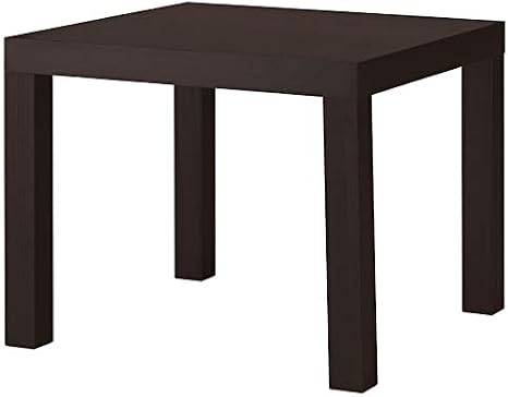 Discount Seller Black Coffee Table - Perfect Minimalist Coffee Tables for Living Room, Durable and Easy to Maintain, Ideal for Small Space Living Room Coffee Table for Chic Décor (55x55cm)