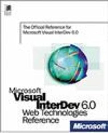Microsoft Visual Interdev 6.0 Web Technologies Reference (Web Reference)