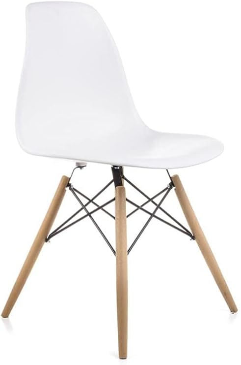 Eames Mona Beyaz Sandalye - Cafe Balkon Mutfak Sandalyesi