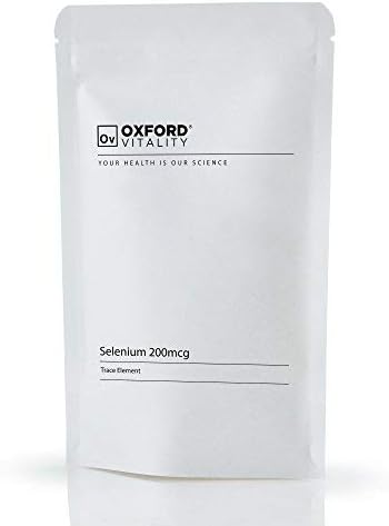 Selenium Tablets | 200mcg Supplement | for Immune System & Thyroid Health | Oxford Vitality