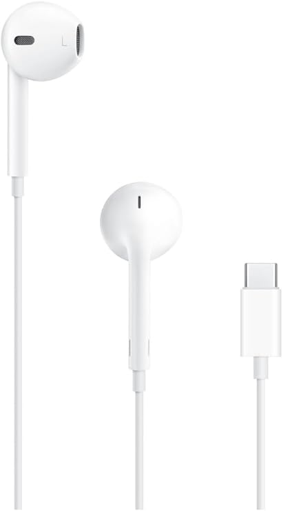 Apple EarPods USB-C, iPhone 15/16/17 Pro/Pro Max Uyumlu Kablolu Kulaklık, Beyaz