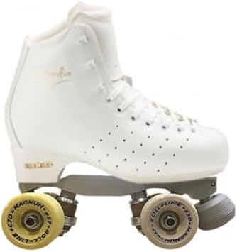 L'Estel Skates Edea Esordio Boots + Roll-Line Variant Bases + Magnum Wheels - Figure Skating Roller Skating