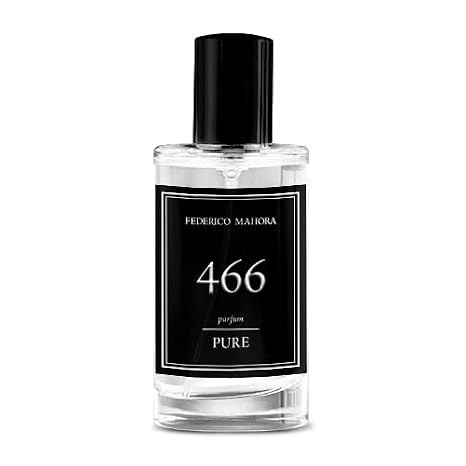PURE 466 FEDERICO MAHORA Men's Fragrance 50 ml Suggestive Aromatic Oriental Combines Warmth Sophistication and Modern Sensuality