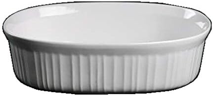 Corning Ware French White Oval Casserole / No Lid (2 1/2 Quart) (F-2-B)