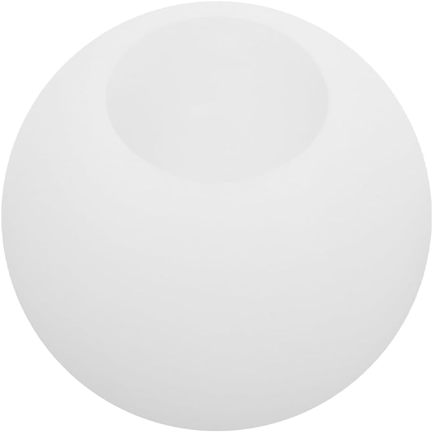 Mipcase Round Sphere Pendant Light Glass Lampshade 4.7" Milky White Glass Easy Installation Replacement Light Cover for Indoor Lighting Bedroom Living Room