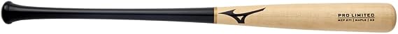 Mizuno Pro Limited Maple Wood Baseball Bat | Rock Hard Maple | Compressed Barrel | Ink Dot | Cupped End