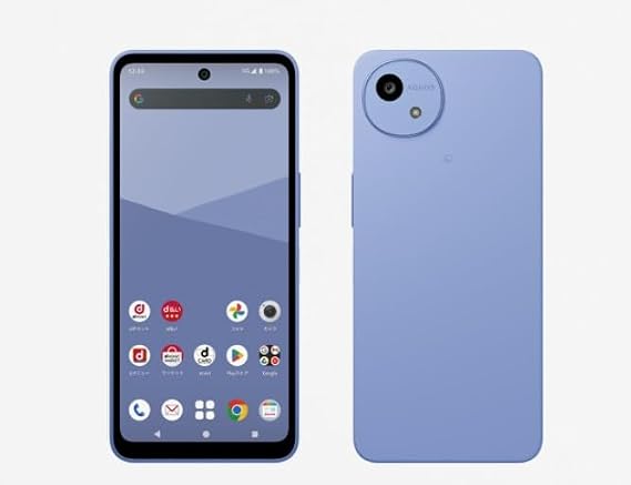 SHARP AQUOS WISH5 SH-52F SIM-Free Blue Can be used outside of docomo APN setting required