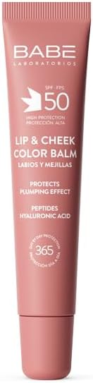 Laboratorios Babé - LIP & CHEEK SPF 50 PINK - Photoprotective Balm in Tone