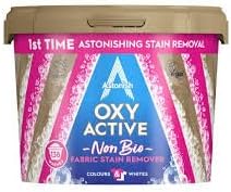 Astonish Oxy Active Stain Remover Non Bio Fabric Powder 3kg 138 Washes - Colours and Whites