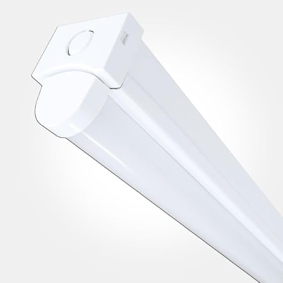 LEDBRITE LED 6ft Batten Light Ceiling Light Fitting 150Lm/W Tri Colour & Wattage Selectable 33W, 42W, 51W, 60W Durable Energy Efficient for Office, Bathroom, Kitchen, Garage, Warehouse [Energy Class A]