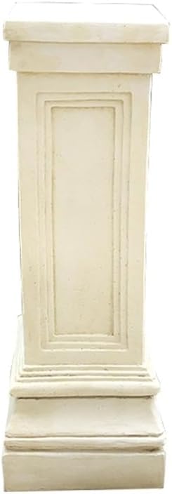 Simple Vintage Rectangular Roman Pillar Columns Patio Floor Plaster Greek Decoration Roman Column Planters